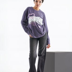 Urban Trip Long Sleeve Shirt – Violet Purple (Graphic Street Print)