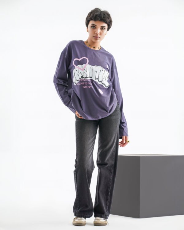 Urban Trip Long Sleeve Shirt – Violet Purple (Graphic Street Print)
