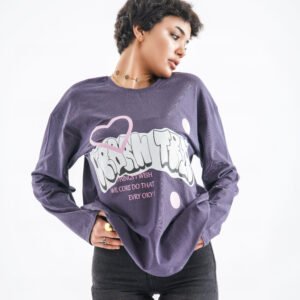 Urban Trip Long Sleeve Shirt – Violet Purple (Graphic Street Print)