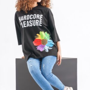 Hardcore Pleasure Oversized T-Shirt – Black