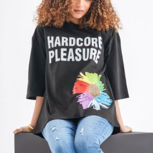 Hardcore Pleasure Oversized T-Shirt – Black
