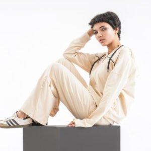 Sand Drift Tracksuit Set – Beige (Two-Piece Hoodie & Pants)