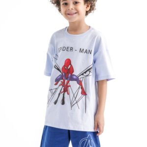 Spider-Man Hero Power Set – Blue (Character Graphic Tee & Shorts)