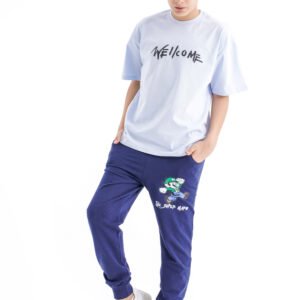 Welcome Set – Blue (Positive Vibes Tee & Pants)